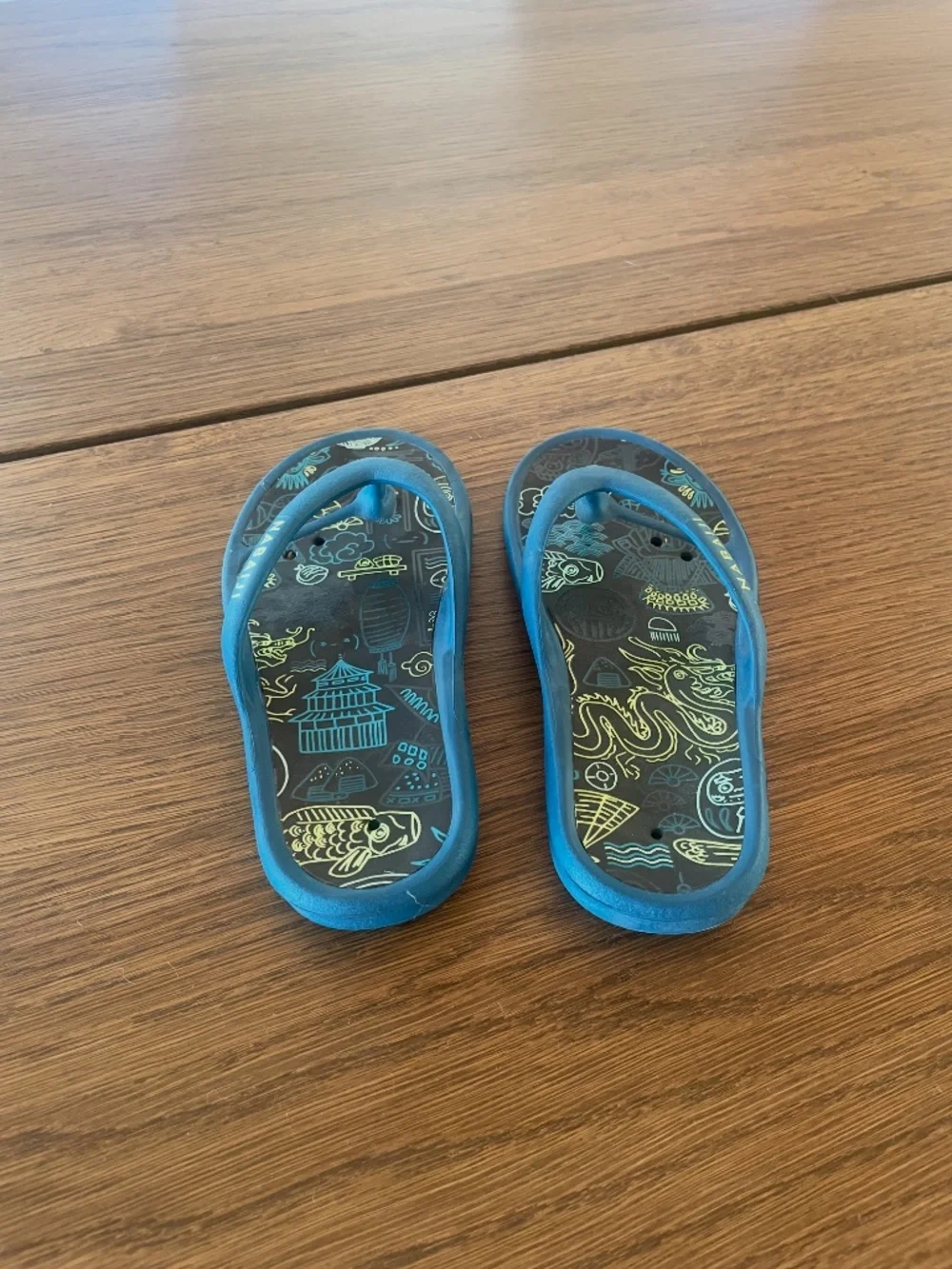 Nabaiji Kids Blue Flip Flops – US Size 13